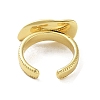 Rack Plating Brass Cuff Rings RJEW-D025-03G-3