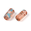 Picasso Transparent Glass Bugle Beads SEED-N010-02C-2