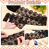 7.5 Yards Flower Pattern Artificial Fibers Lace Embroidery Sewing Trimming DIY-FG0005-08A-3