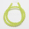 Natural & Dyed Malaysia Jade Bead Strands G-A146-6mm-A27-2