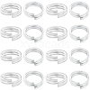 120Pcs Brass Split Rings KK-BBC0023-11B-1