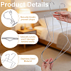 7Pcs 4 Styles Stainless Steel Sock Stretchers AJEW-UN0003-38B-4