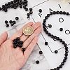 2 Strands Natural Golden Sheen Obsidian Beads Strands G-OC0003-52-3