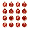 Golden Plated Alloy Enamel Charms X-ENAM-S118-03P-2