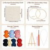 1Set Linen and Wood DIY-SP0005-13F-2