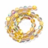 Synthetic Moonstone Beads Strands G-E573-01B-18-3