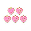 Alloy Enamel Charms ENAM-T016-12D-RS-1