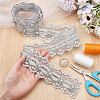 3 Yards Polyester Flower Lace Trim OCOR-OC0001-67B-3