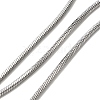 304 Stainless Steel Square Snake Chains STAS-L306-06B-P-1