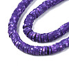 Handmade Polymer Clay Beads Strands CLAY-R089-6mm-161-3