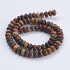 Natural Polychrome Jasper/Picasso Stone/Picasso Jasper Beads Strands G-P354-03-8x5mm-2