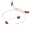 9Pcs Fruit Theme Alloy Enamel Charm Bracelets BJEW-MZ00206-6