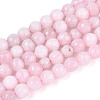 Dyed Natural White Jade Beads Strands X-G-T139-4mm-60-04-4