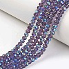 Electroplate Glass Beads Strands LS-EGLA-A034-T10mm-L13-1