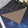 Triangle Alloy Headwear Masquerade Masks AJEW-WH20067-054KCG-3