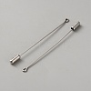 304 Stainless Steel Eye Pins Brooch Findings LS-STAS-TAC0024-05B-1