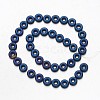 Electroplate Non-magnetic Synthetic Hematite Beads Strands G-F300-03A-F05-2