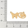 304 Stainless Steel Pendants STAS-L279-002G-O-3