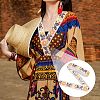 Ethnic Style Polyester Ribbons OCOR-WH0077-34D-6