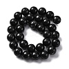 Natural Shungite Beads Strands G-M353-A04-12mm-5