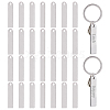 40Pcs 201 Stainless Steel Pendants STAS-DC0016-30A-1