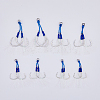 SUPERFINDINGS 8Pcs 4 Style Sea Fishing Iron Hook AJEW-FH0003-23-1