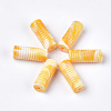 Acrylic Grooved Beads OACR-T009-01-2