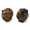 Natural Tiger Eye Carved Figurines DJEW-L023-C09-1