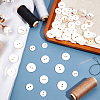 80Pcs 4 Styles Shell Buttons FIND-BBC0015-95A-4