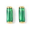 Brass Enamel Beads KK-K364-19G-2
