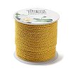 20M Polyester Braided Cord for Jewelry Making OCOR-G015-04A-17-2