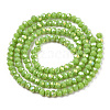 Electroplate Glass Beads Strands EGLA-A034-P2mm-B24-2