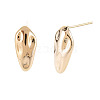 Brass Earring Findings KK-S356-441-NF-1