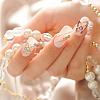 40Pcs 10 Style Butterfly Alloy Rhinestone Cabochons MRMJ-HY0002-38-5