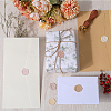 8 Sheets 4 Colors PVC Adhesive Wax Seal Stickers Set STIC-CP0001-14-4