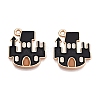 Halloween Alloy Enamel Pendants ENAM-T020-71-1