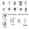 Tibetan Style Alloy Pendants TIBEP-SC0001-61-2