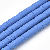 Handmade Polymer Clay Beads Strands CLAY-R089-6mm-082-1