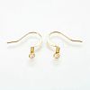 Brass French Earring Hooks X-KK-Q366-G-NF-2