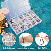  585Pcs 15 Styles CCB Plastic Beads CCB-TA0001-04-12