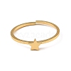 304 Stainless Steel Adjustable Open Cuff Rings RJEW-Q806-01G-05-2