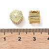 Brass European Beads KK-P349-09G-3