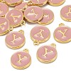Golden Plated Alloy Enamel Charms LS-ENAM-S118-07Y-4