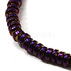 Electroplated Synthetic Non-magnetic Hematite Beads Strands G-L613-G01-01D-2