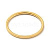 Ion Plating(IP) 304 Stainless Steel Simple Plain Band Finger Ring for Women Men RJEW-F152-05G-E-2