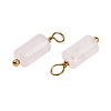 Natural White Jade Cloumn Pendants STAS-H221-04G-05-2