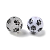 Printed Opaque & Frosted Transparent Acylic Beads AC-CBAE004-05A-1