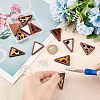 12Pcs 6 Style Eco-Friendly Cowhide Leather Pendants FIND-OC0001-92-3