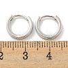 Brass Hoop Earrings EJEW-L211-14P-3