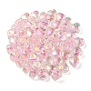 UV Plating Rainbow Iridescent Acrylic Beads OACR-F004-05E-3